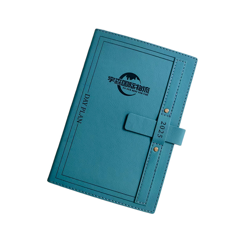 Kék bőr notebook